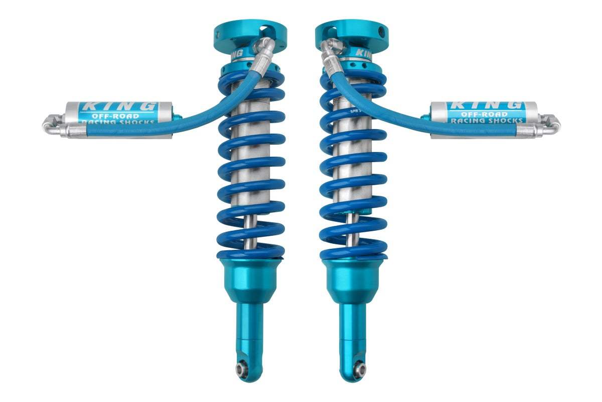 King Shocks 2.5 Performance Coilovers w/ Remote Reservoir Front Pair for 2010-2020 Toyota Fortuner 4WD w/0-2.5" lift - King Shocks