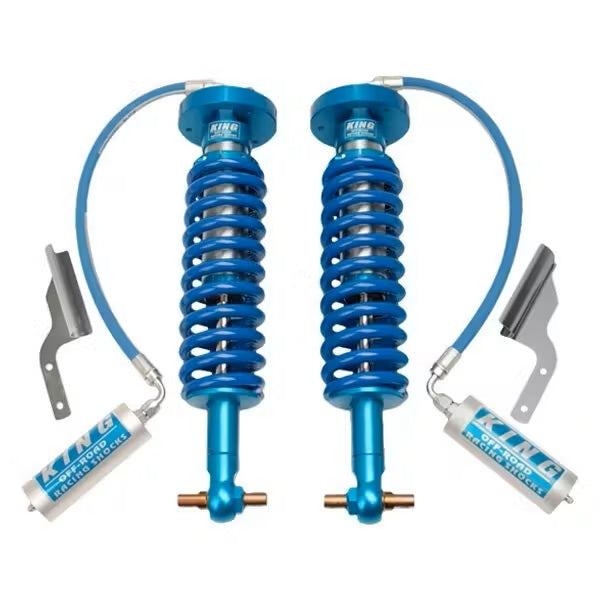 King Shocks 2.5 Performance Coilovers w/ Remote Reservoir Front Pair for 2009-2014 Ford F150 4WD RWD w/0-3" lift - King Shocks