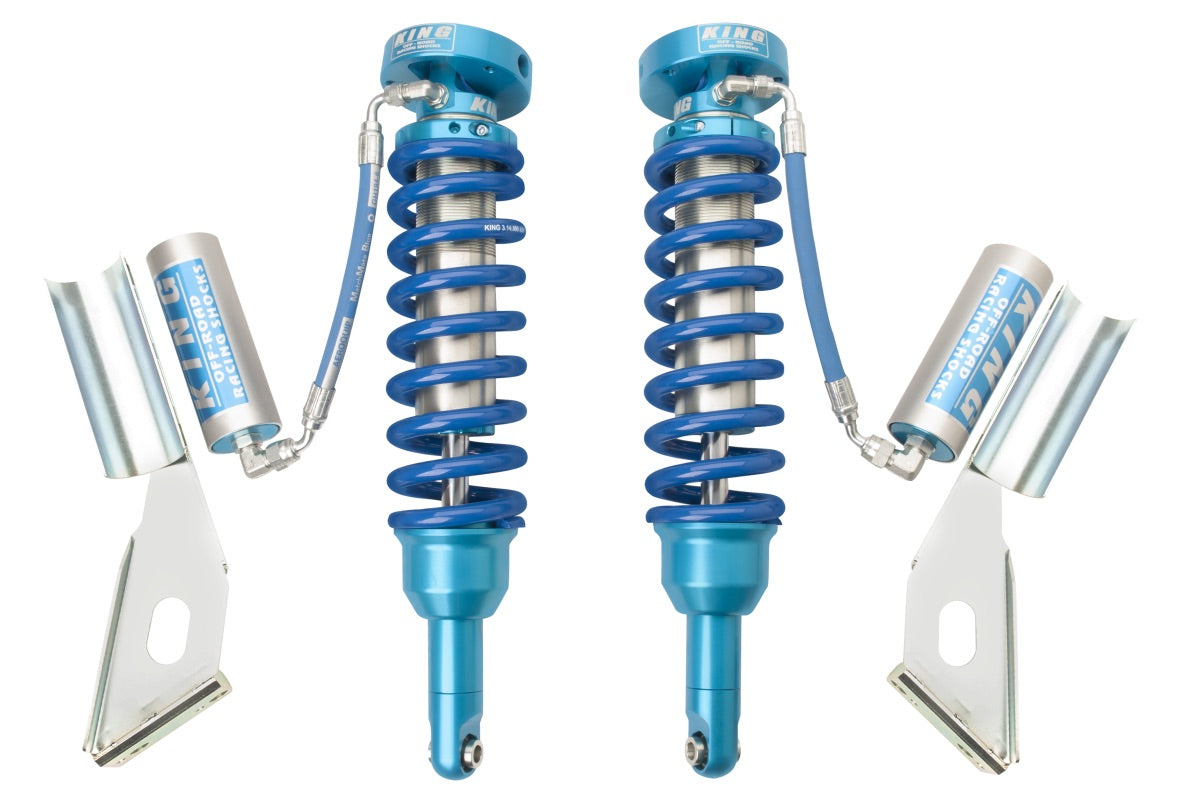 King Shocks 2.5 Performance Coilovers w/ Remote Reservoir Front Pair for 2016-2020 Toyota Hilux 4WD - King Shocks