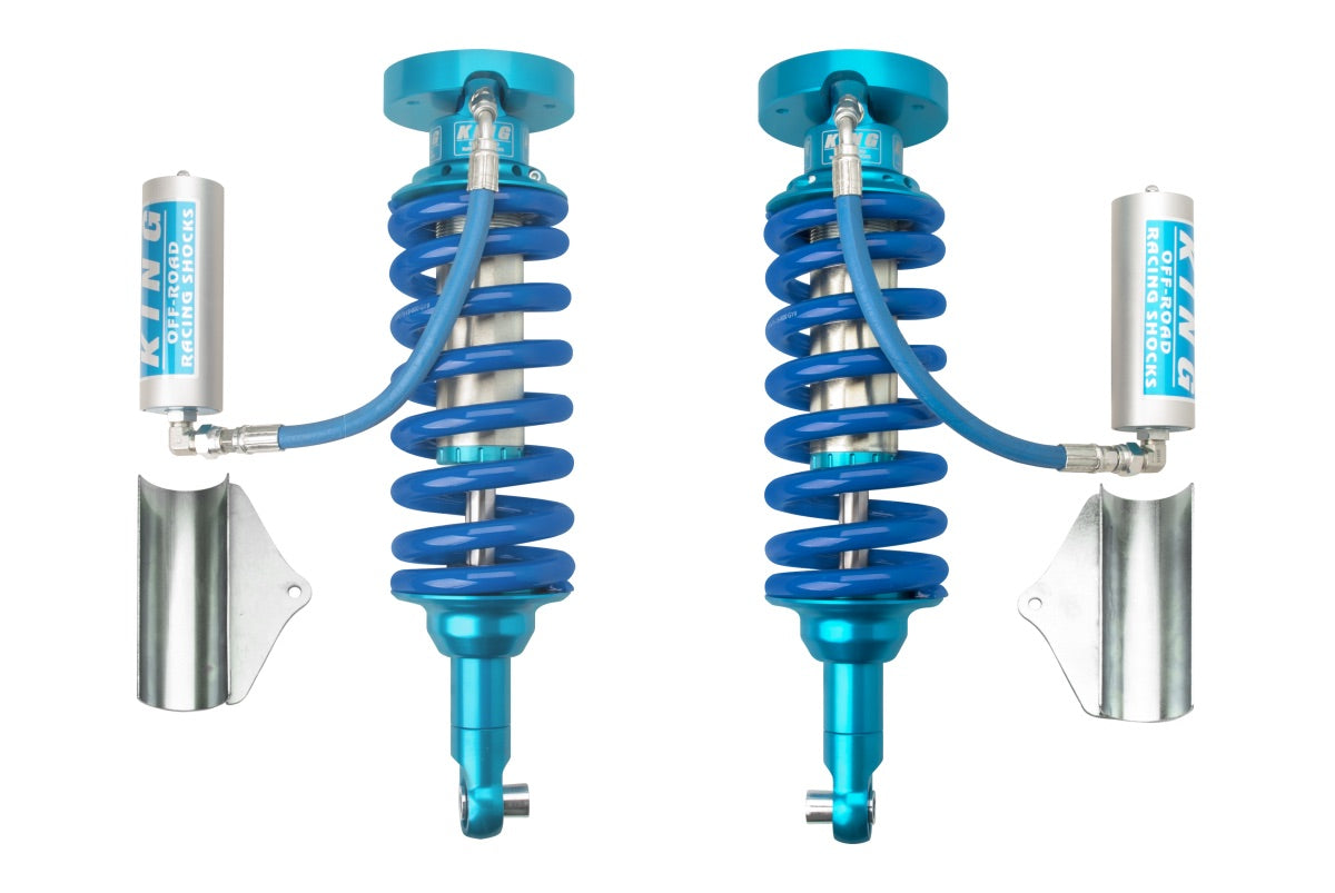 King Shocks 2.5 Performance Coilovers w/ Remote Reservoir Front Pair for 2016-2020 Nissan Titan 4WD RWD w/0-2.5" lift - King Shocks