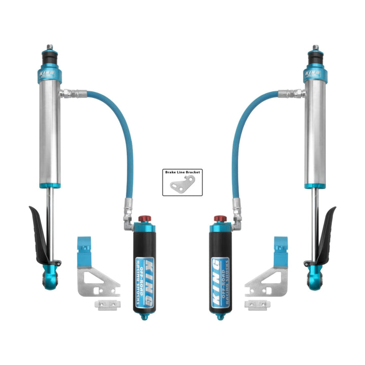 King Shocks 2.5 Performance Coilovers w/ Adjustable Remote Reservoir Pair 25001-397A - King Shocks