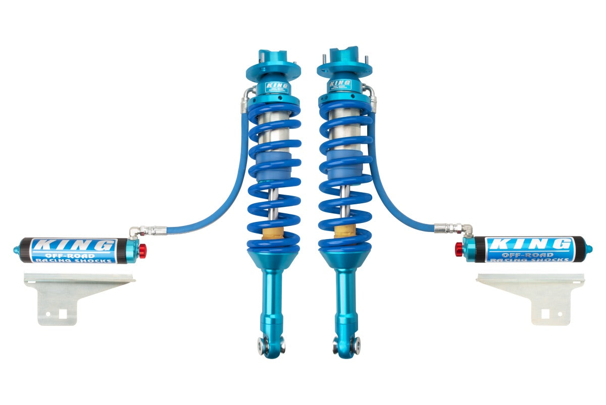 King Shocks 3.0 Performance Coilovers w/ Adjustable Remote Fin Reservoir Front Pair for 2010-2014 Ford Raptor 4WD - King Shocks