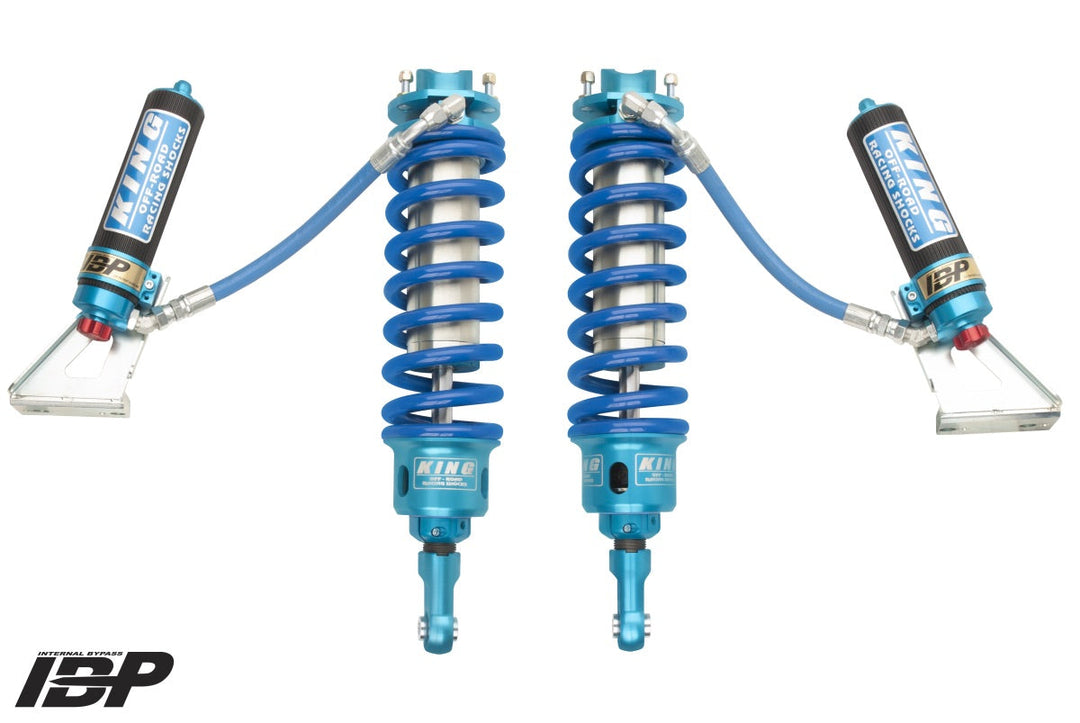 King Shocks 3.0 Performance Coilovers w/ Adjustable Remote Reservoir Front Pair for 2003-2009 Lexus GX470 4WD w/0-3" lift - King Shocks