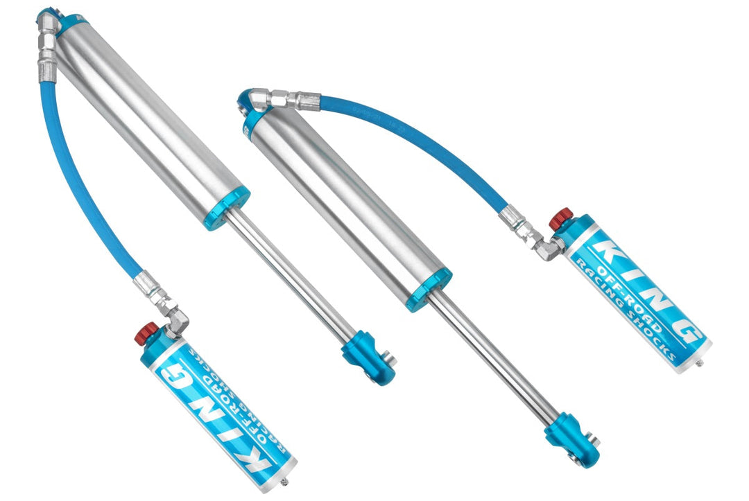 King Shocks 3.0 Performance Racing Smoothie w/Hose Remote Reservoir Adjustable Shocks PR3010-SS-A - King Shocks