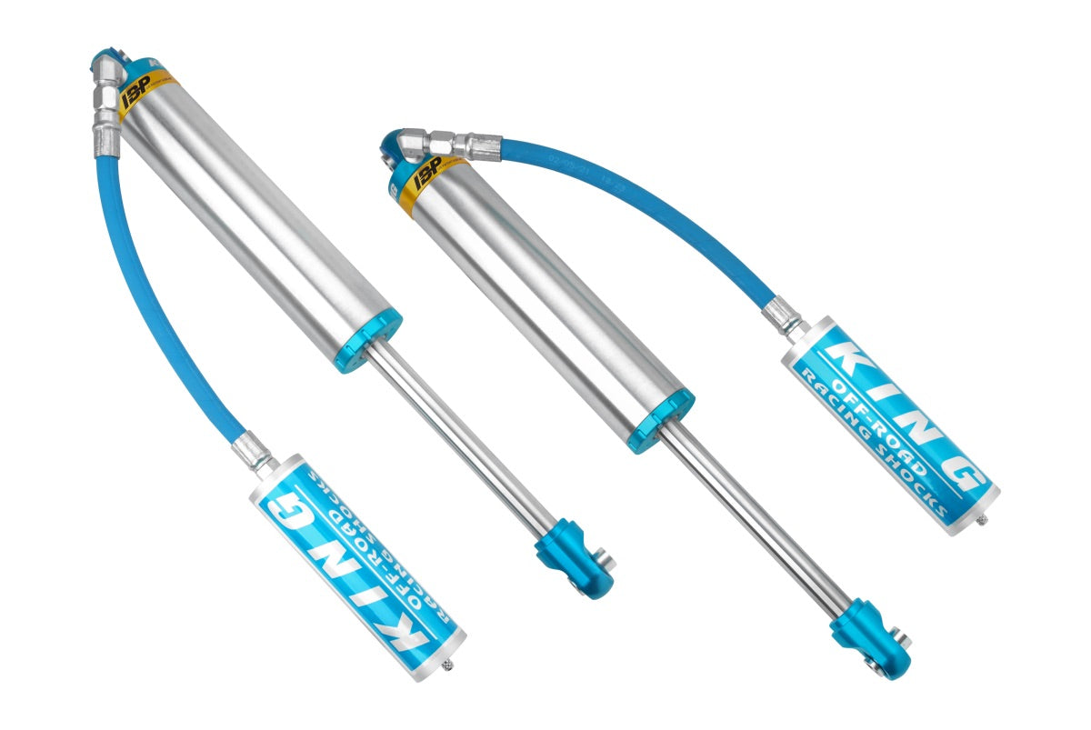King Shocks 3.0 Performance Racing Smoothie w/Hose Remote Reservoir + Internal Bypass Shocks PR3010-SS-I - King Shocks