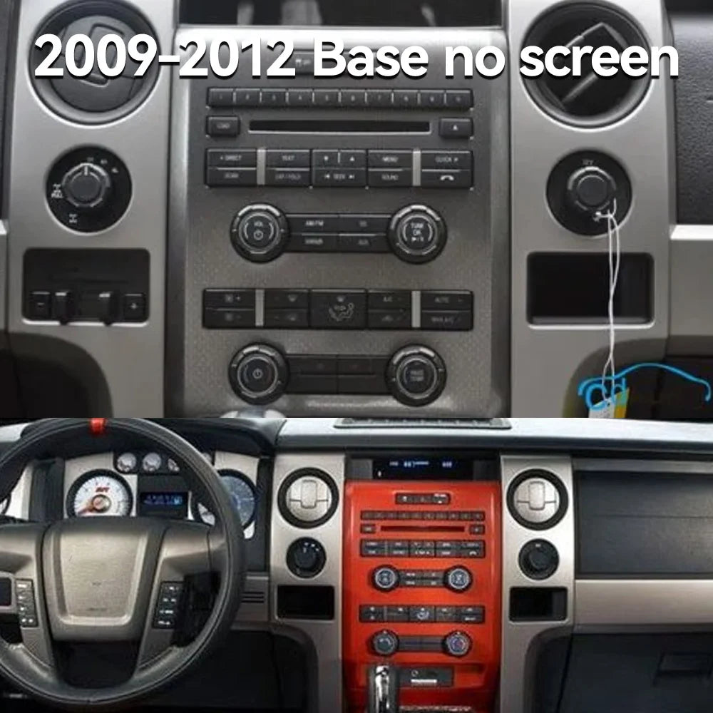 14.4 Inch Android 13 128GB for Ford F150 Raptor 2009-2014 Tesla Style Car GPS Navigation Multimedia Player Radio Tape Headunit