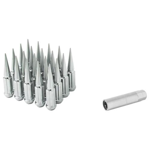 Gorilla Spline Spike Lug Nuts – Chrome