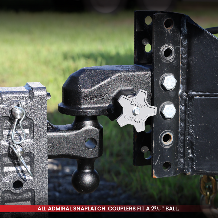 Gen Y Hitch ADMIRAL Bumper Coupler with SnapLatch