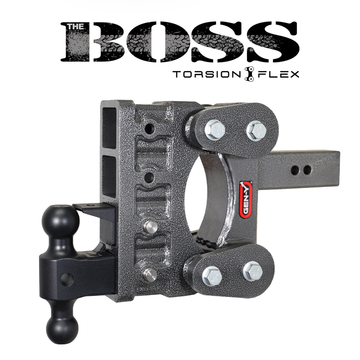 Gen Y Hitch BOSS 32K (Torsion-Flex) Drop Hitch - 2.5 Inch &amp; 3 Inch Shank