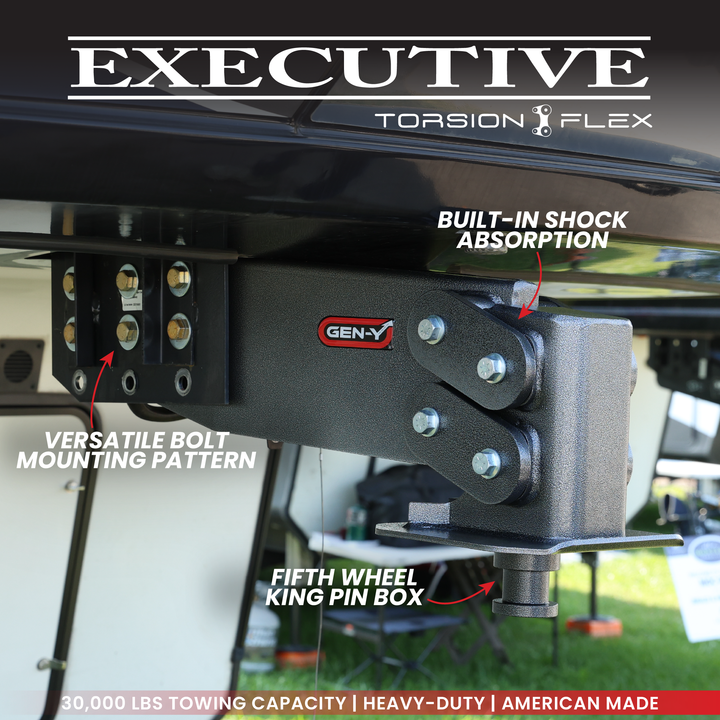 Gen Y Hitch EXECUTIVE Fifth Wheel (Torsion-Flex) King Pin Box
