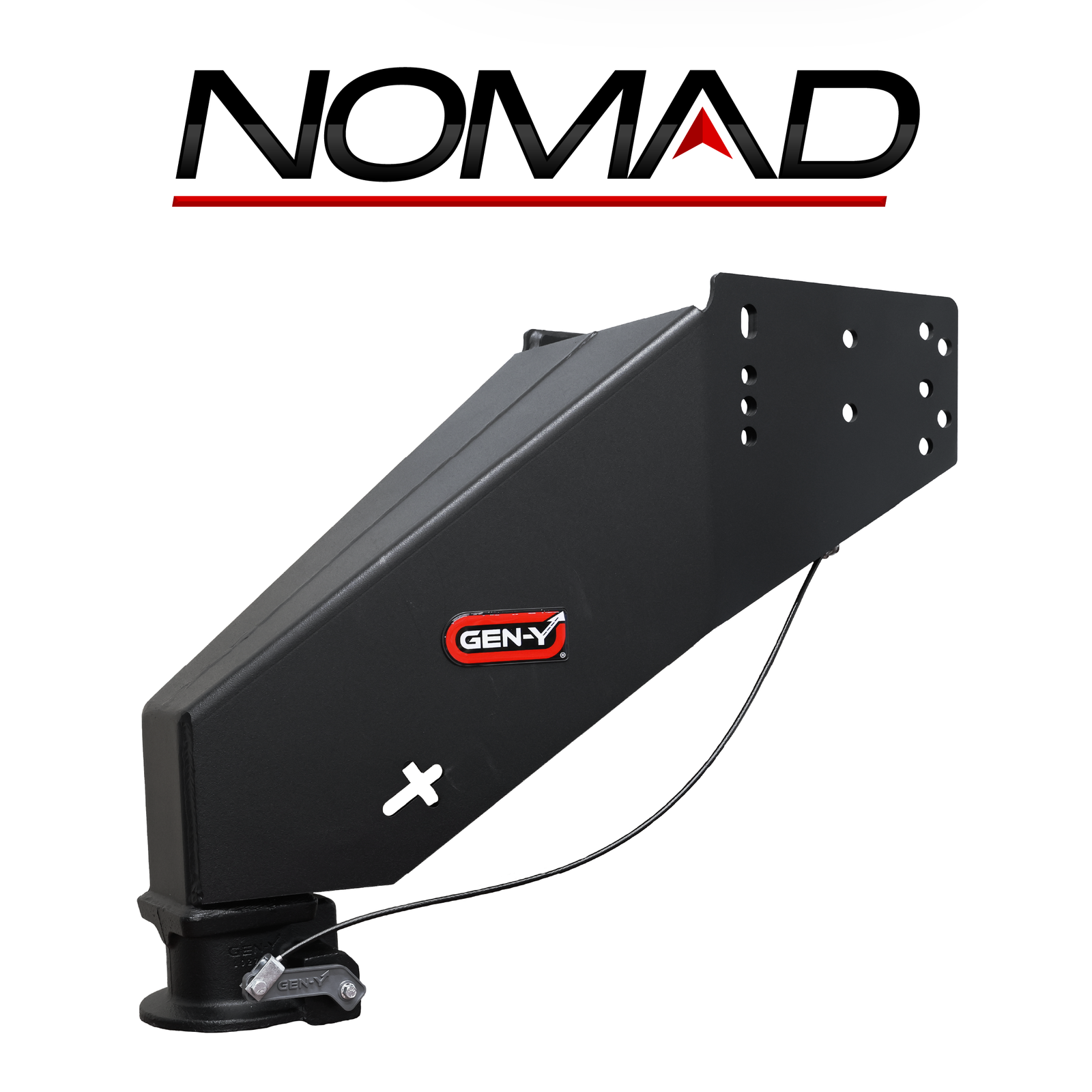 Gen Y Hitch NOMAD Fifth Wheel-to-Gooseneck Static Pin Box with SnapLatch Coupler