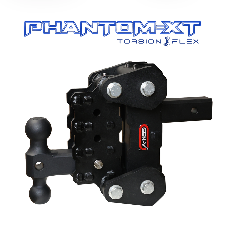 Gen Y Hitch PHANTOM-XT 10K (Torsion-Flex) Adjustable Drop Hitch - 2 Inch Shank