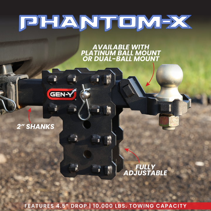 Gen Y Hitch PHANTOM-X 10K Drop Hitch - 2 Inch Shank