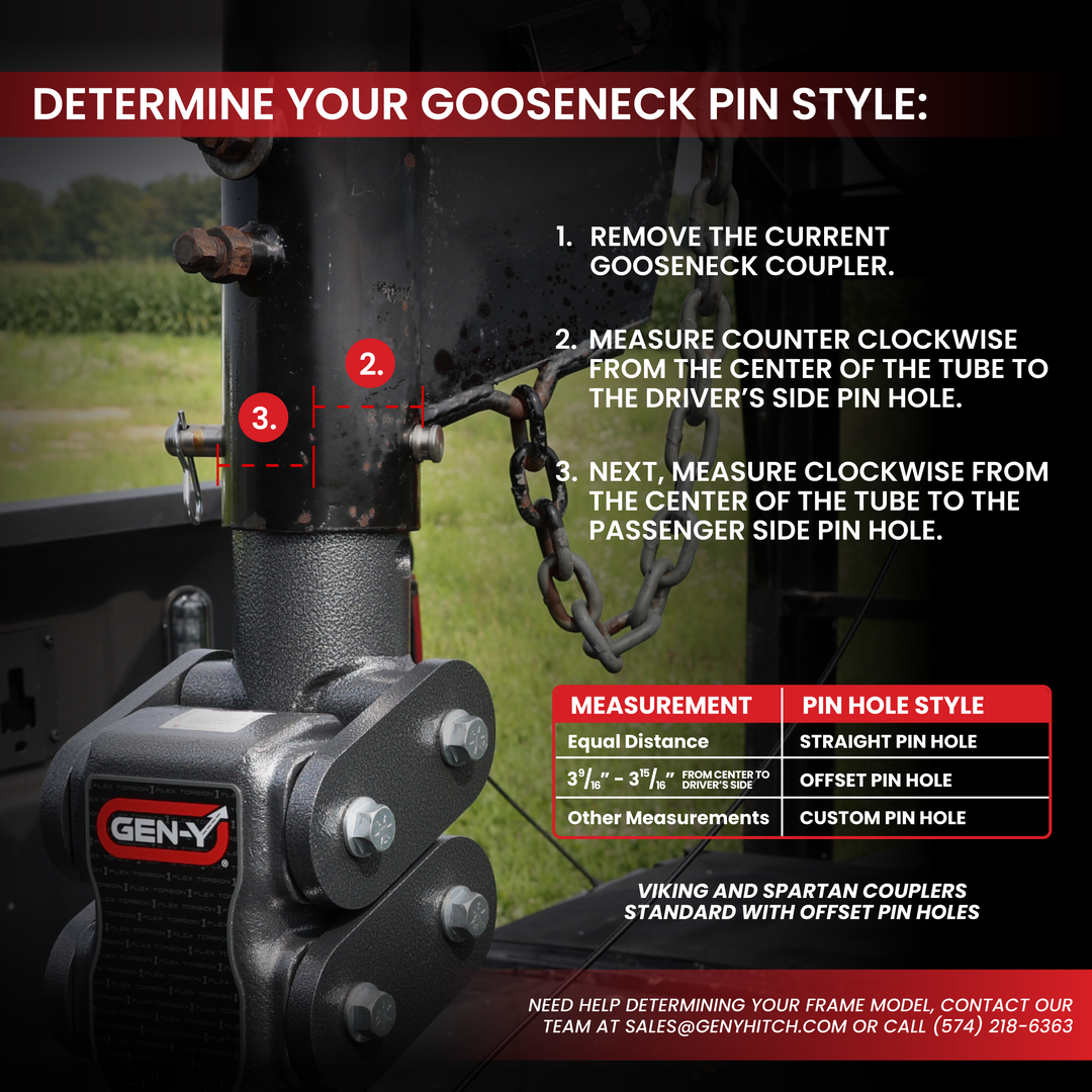Gen Y Hitch SPARTAN (Torsion-Flex) Gooseneck Coupler with SnapLatch