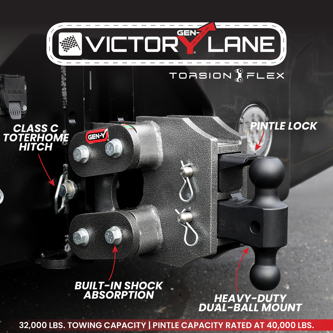 Gen Y Hitch VICTORY LANE (Torsion-Flex) Class C Race Hauler Hitch