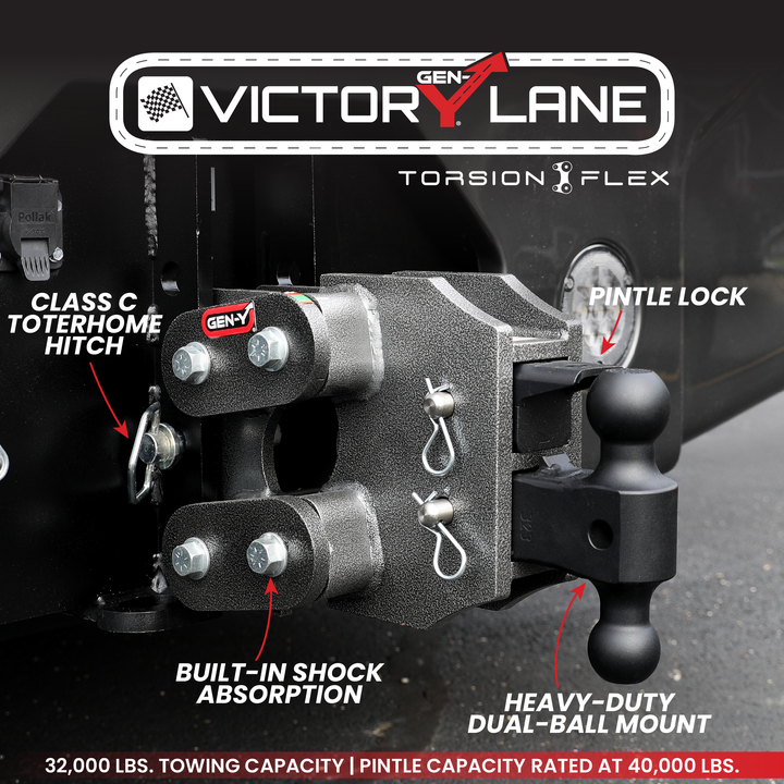 Gen Y Hitch VICTORY LANE (Torsion-Flex) Class C Race Hauler Hitch