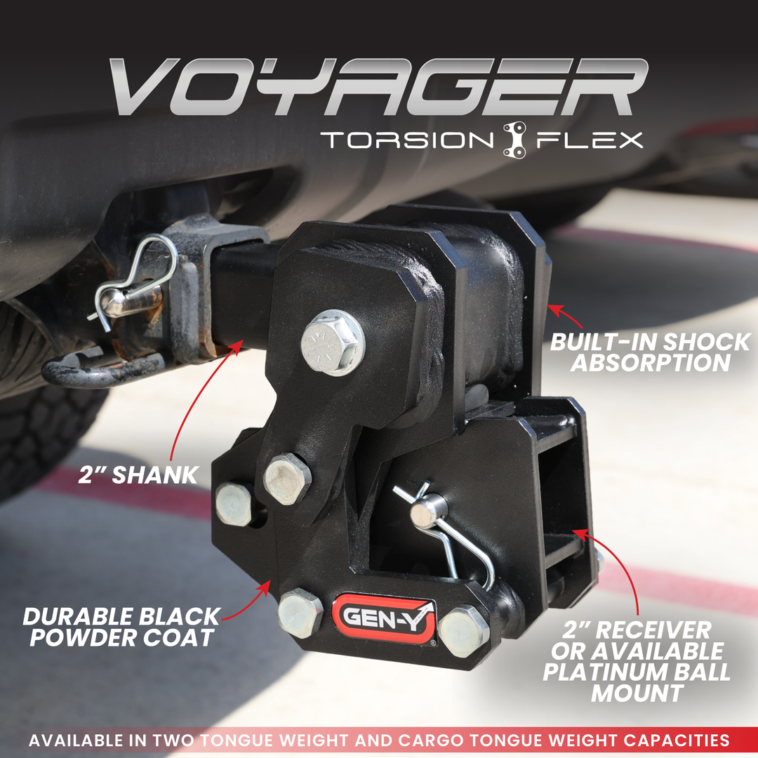 Gen Y Hitch VOYAGER (Torsion-Flex) Cargo Carrier Hitch