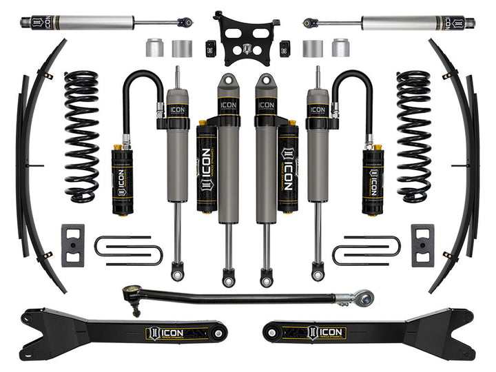 ICON Vehicle Dynamics 2023-2026 Ford F-250/F-350 Super Duty 4WD, Gas, 2.5" Lift, Stage 5 Suspension System w/ Radius Arms and Expansion Packs