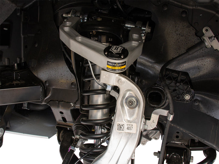 ICON Vehicle Dynamics 2019-2021 Ford Ranger Billet Upper Control Arm/Delta Joint Kit, Al Knuckle