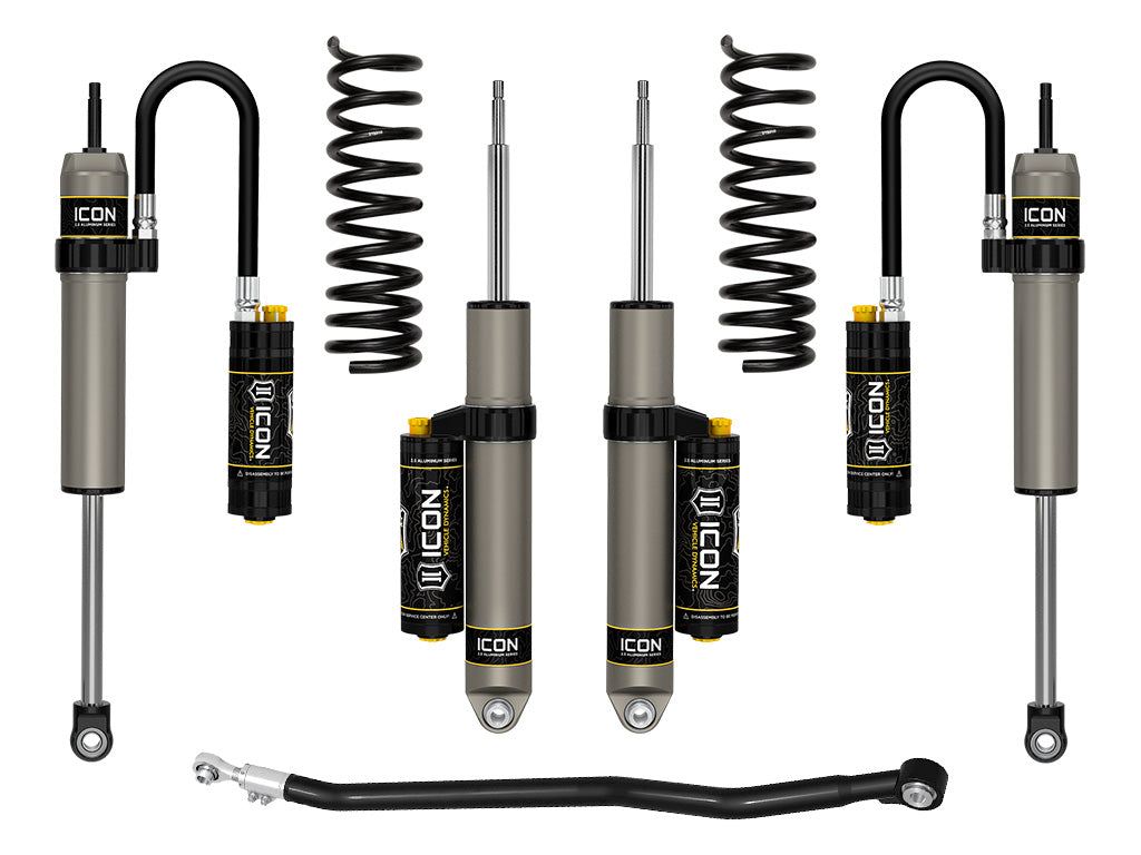 ICON Vehicle Dynamics 2014-2026 Ram 2500 4WD, Diesel, OEM Air Spring Rear, 2.5" Lift, Stage 4 Suspension System