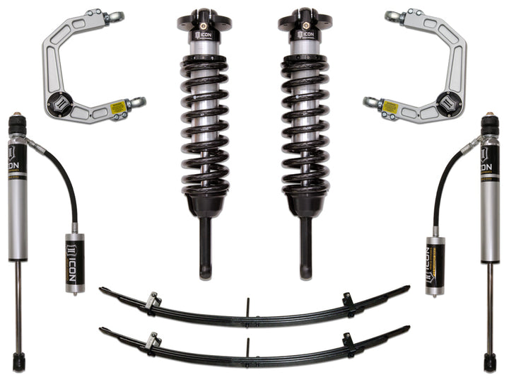 ICON Vehicle Dynamics 2005-2015 Toyota Tacoma 0-3.5" Lift, Stage 3 Suspension System, Billet