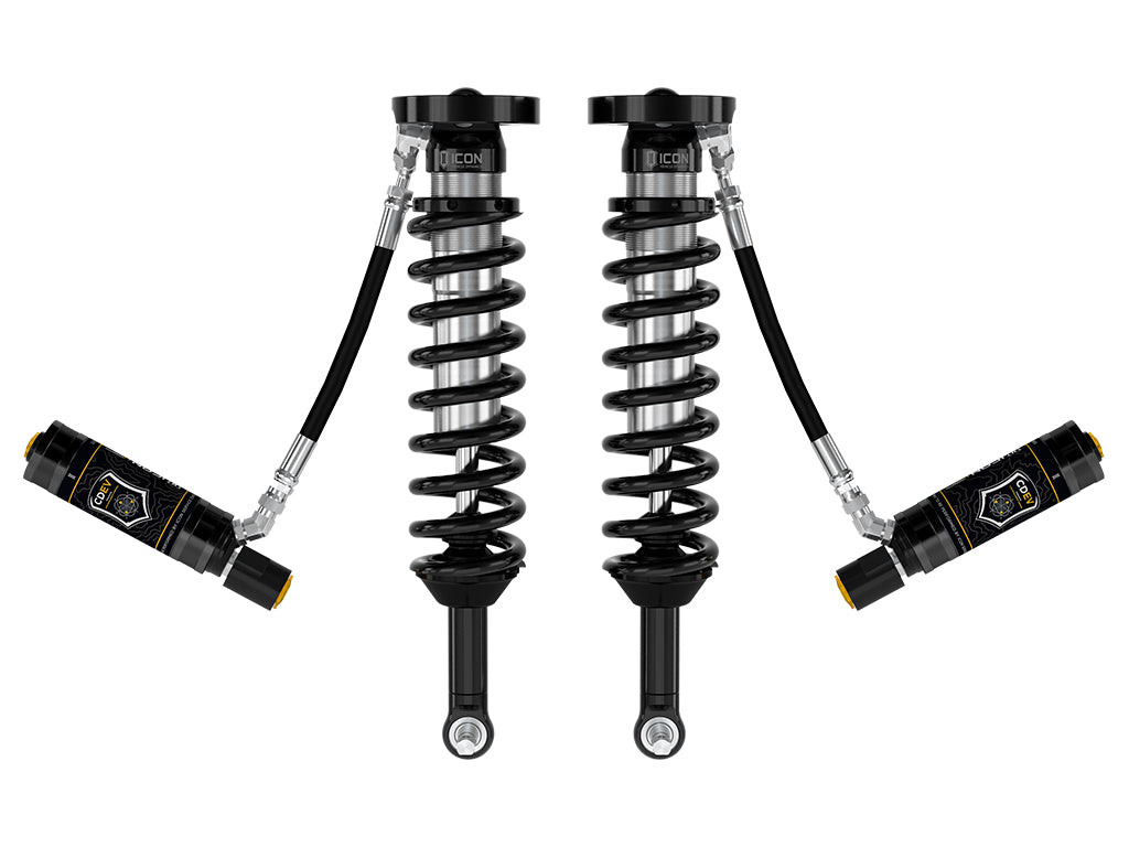 ICON Vehicle Dynamics 2023-2026 Chevrolet Colorado WT, LT, & Z71, 2.5 Series Coilover Kit, Remote Reservoir w/ CDEV