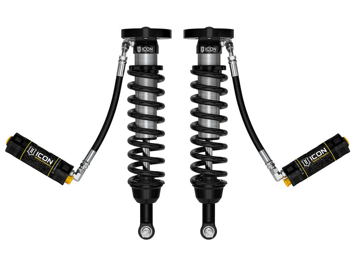 ICON 2019-2026 Chevrolet Silverado 1500, 1.5-3.5” Lift, Front, V.S. 2.5 Series Coilover Kit, Extended Travel, Remote Reservoir w/ CDCV, Pair