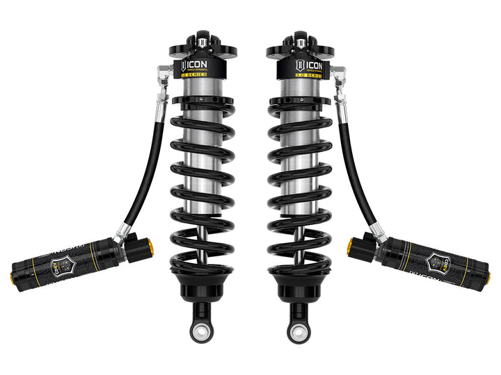 ICON Vehicle Dynamics 2022-2026 Toyota Tundra 1.25-3.25" Lift, V.S. 3.0 Series Front Coilover Kit, Remote Reservoir w/ CDEV, Pair