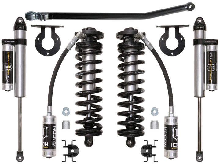 ICON Vehicle Dynamics 2005-2016 Ford F250/F350, 2.5-3" Lift, Stage 3 Coilover Conversion System