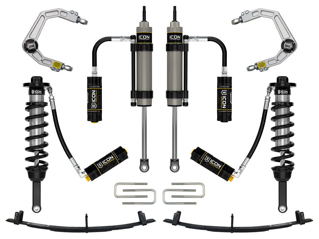 ICON Vehicle Dynamics 2005-2015 Toyota Tacoma 0-3.5" Lift, Stage 7 Suspension System, Billet, CDCV