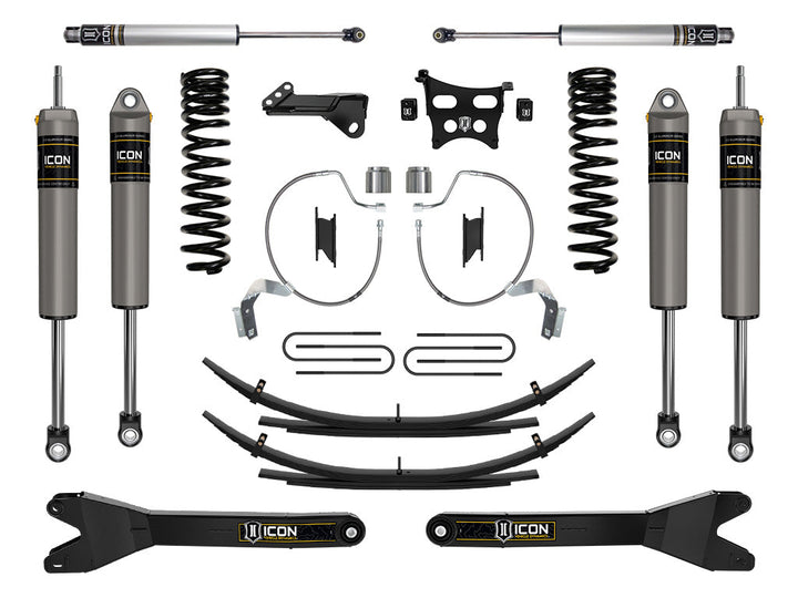 ICON Vehicle Dynamics 2023-2026 Ford F-250/F-350 Super Duty 4WD, Gas, 4.5" Lift, Stage 3 Suspension System w/ Radius Arms &amp; Expansion Packs