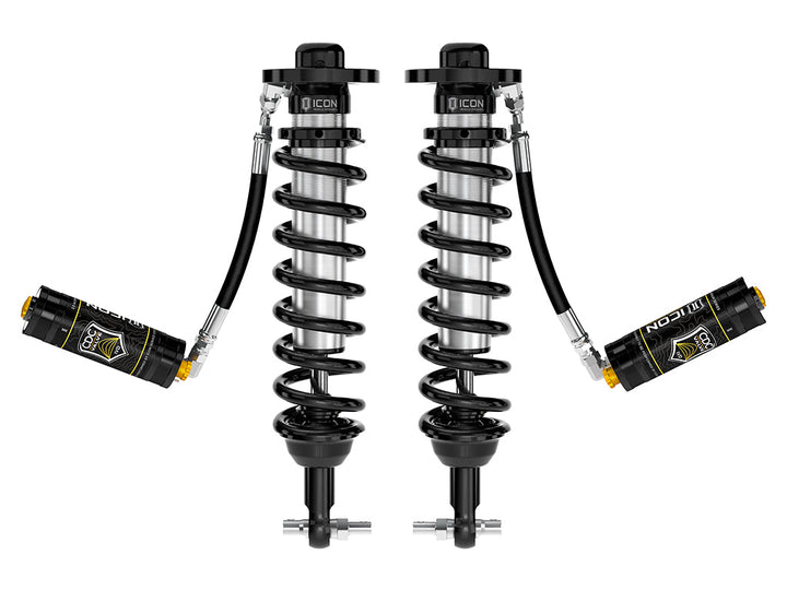 ICON Vehicle Dynamics 2021-2026 Ford F-150 4WD/Tremor, 3.5-4.5"/2.5-3" Lift, Front, V.S. 2.5 Series Coilovers, Remote Reservoir w/ CDCV, Pair