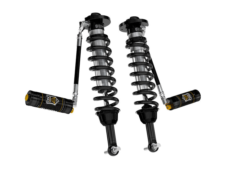 ICON Vehicle Dynamics 2021-2026 Ford F-150 4WD, 2.75-3.5" Lift, Front, V.S. 2.5 Series Coilovers, Remote Reservoir w/ CDCV, Pair