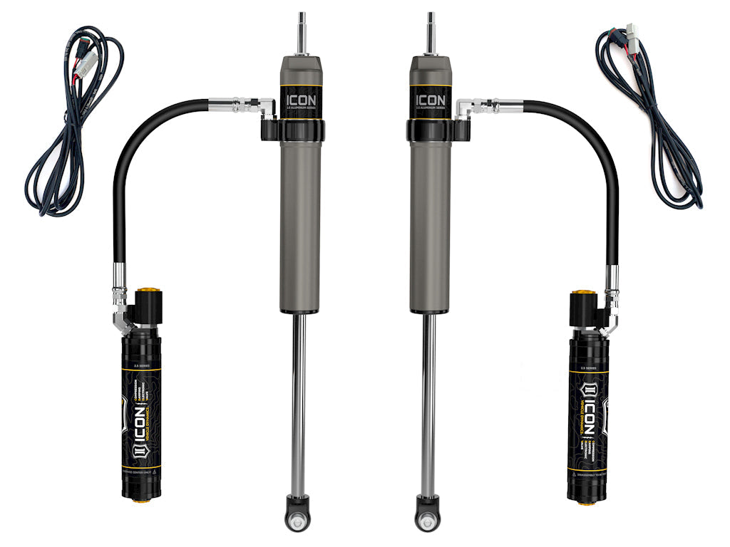 ICON Vehicle Dynamics 2010-2024 Toyota 4Runner, 1-3” Lift, Rear V.S. 2.5 Aluminum Series Shocks, Remote Reservoir w/ CDEV, Pair