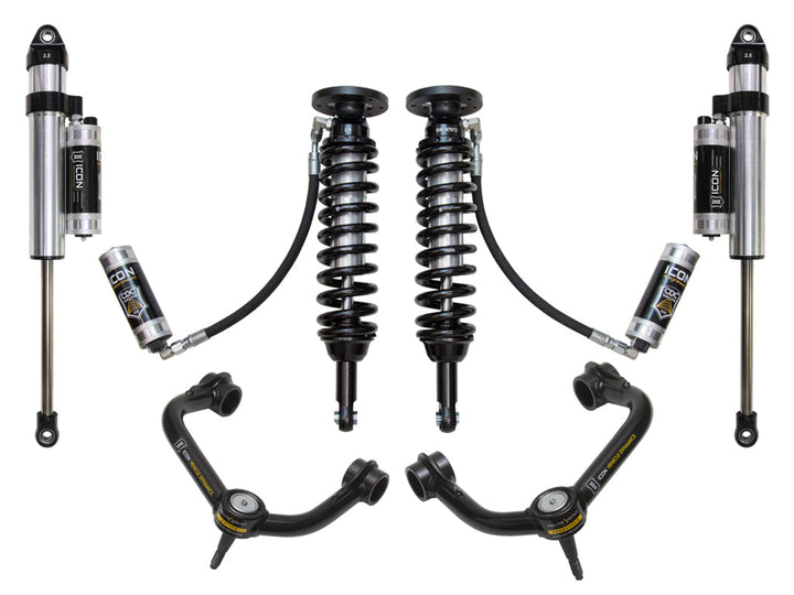ICON Vehicle Dynamics 2009-2013 Ford F-150 4WD, 1.75-2.63" Lift, Stage 5 Suspension System, Tubular
