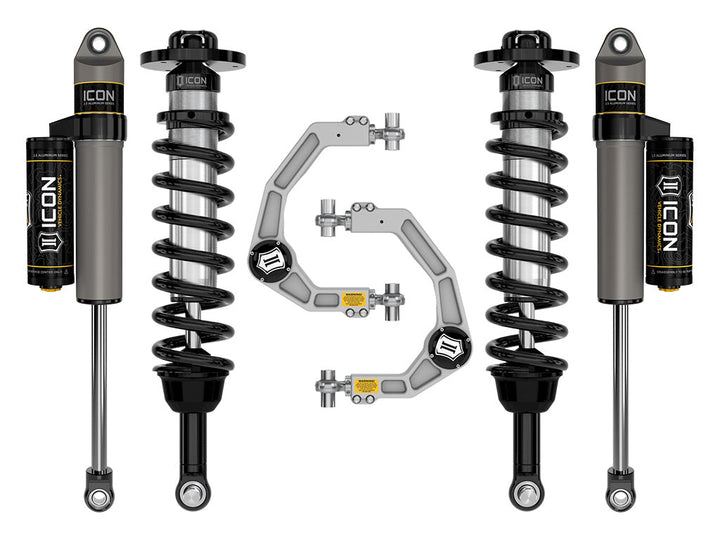 ICON Vehicle Dynamics 2021-2026 Ford F-150 4WD, 2.75-3.5" Lift, Stage 2 Suspension System, Billet
