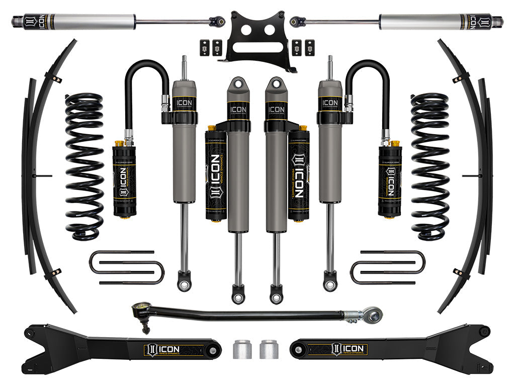 ICON Vehicle Dynamics 17-19 Ford F250/F350 4WD, 2.5" Lift, Stage 6 Suspension Sys w/ Leaf Spring