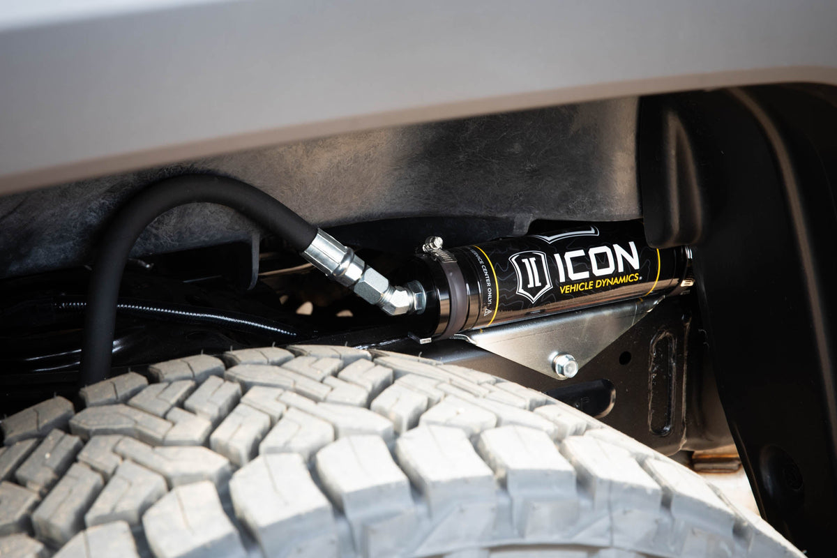 ICON Vehicle Dynamics 2024-2026 Toyota Tacoma, 0-1” Lift, Rear, V.S. 2.5 Aluminum Series Shock Absorbers, Remote Reservoir, Pair