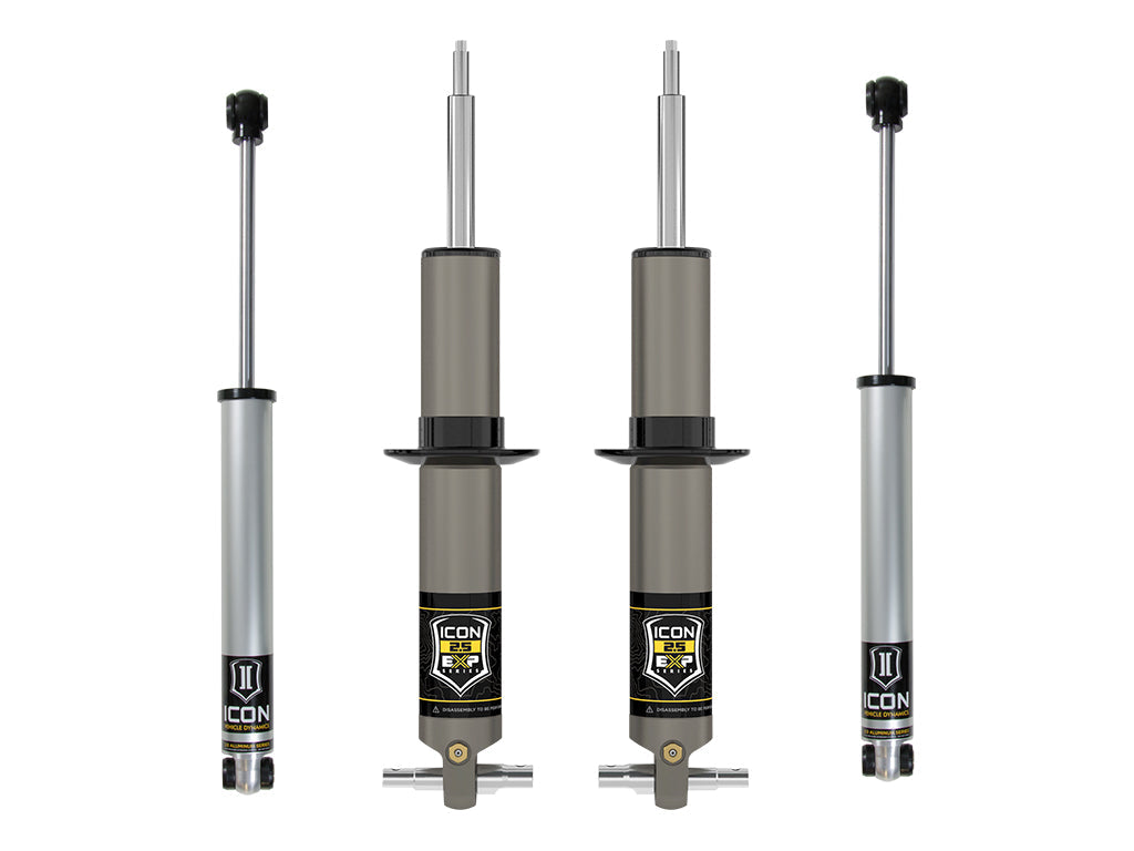 ICON Vehicle Dynamics 2019-2026 Chevrolet Silverado 1500/GMC Sierra 1500, 2.375-3.75" Lift, Stage 1 EXP Suspension System