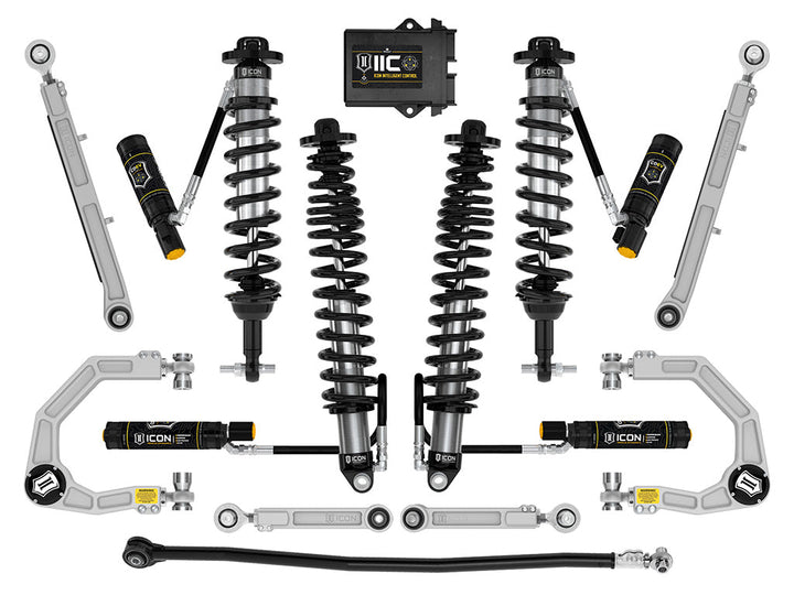 ICON Vehicle Dynamics 2021-2026 Ford Bronco, Sasquatch, 2-3" Lift, Stage 8 Suspension System, Billet, Heavy Rate Rear Springs