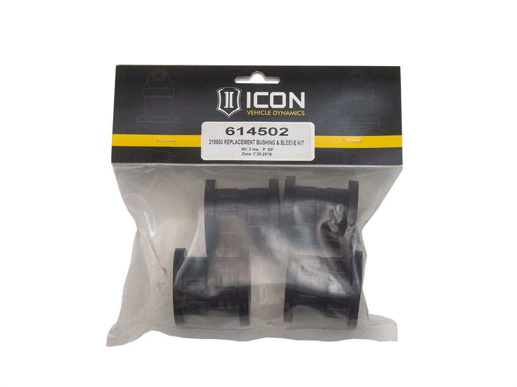 ICON Vehicle Dynamics (218550) UCA Replacement Bushing &amp; Sleeve Kit