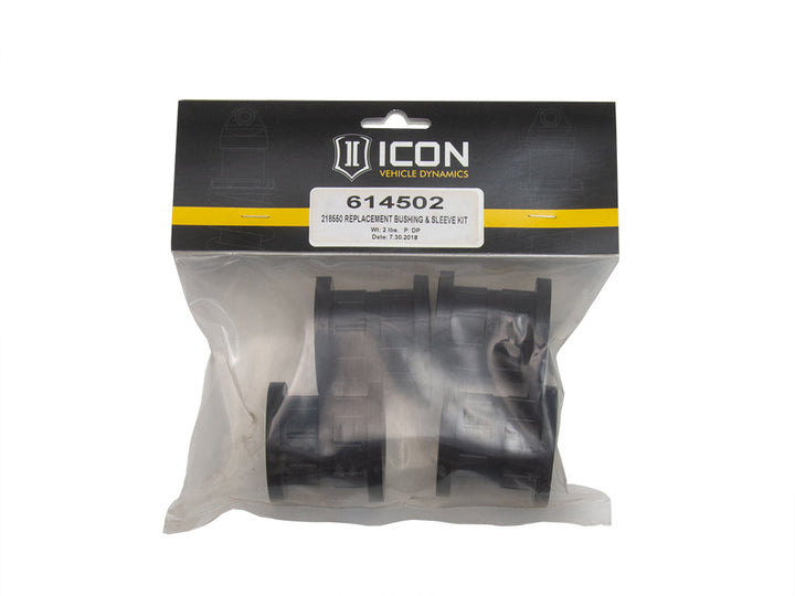 ICON Vehicle Dynamics (218550) UCA Replacement Bushing &amp; Sleeve Kit