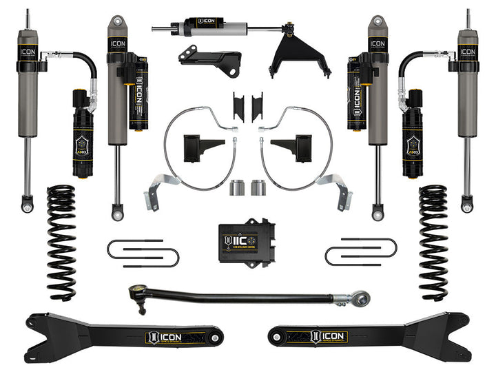 ICON Vehicle Dynamics 2023-2026 Ford F-250/F-350 Super Duty 4WD, Diesel, 4.5" Lift, Stage 8 Suspension System w/ Radius Arms