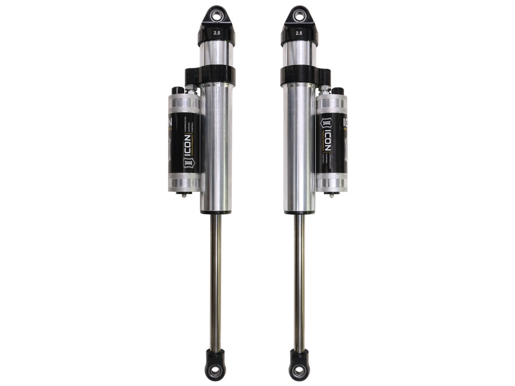 ICON 2003-2024 Toyota 4Runner, Front, V.S. 2.5 Aluminum Series Shock Absorbers, Long Travel Secondary Shocks, Piggyback Reservoir w/ CDCV, Pair