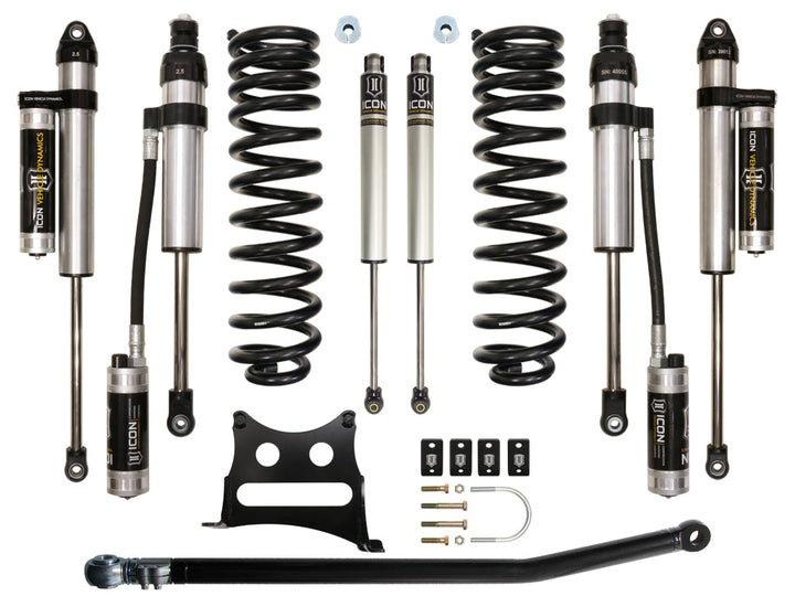 ICON Vehicle Dynamics 2005-2016 Ford F-250/F-350 Super Duty 4WD Diesel, 2.5" Lift, Stage 5 Suspension System