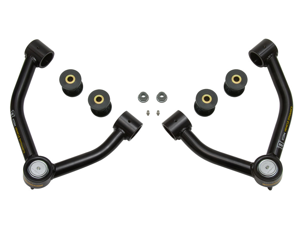 ICON Vehicle Dynamics 2015-2022 Chevrolet Colorado/GMC Canyon, Tubular Upper Control Arm Kit w/Delta Joint