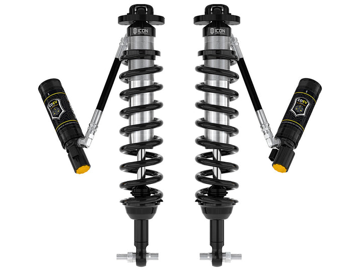 ICON Vehicle Dynamics 2021-2026 Ford Bronco, Front, 1.5-4” Lift, V.S. 2.5 Series Coilover Kit, Remote Reservoir w/ CDEV, Pair