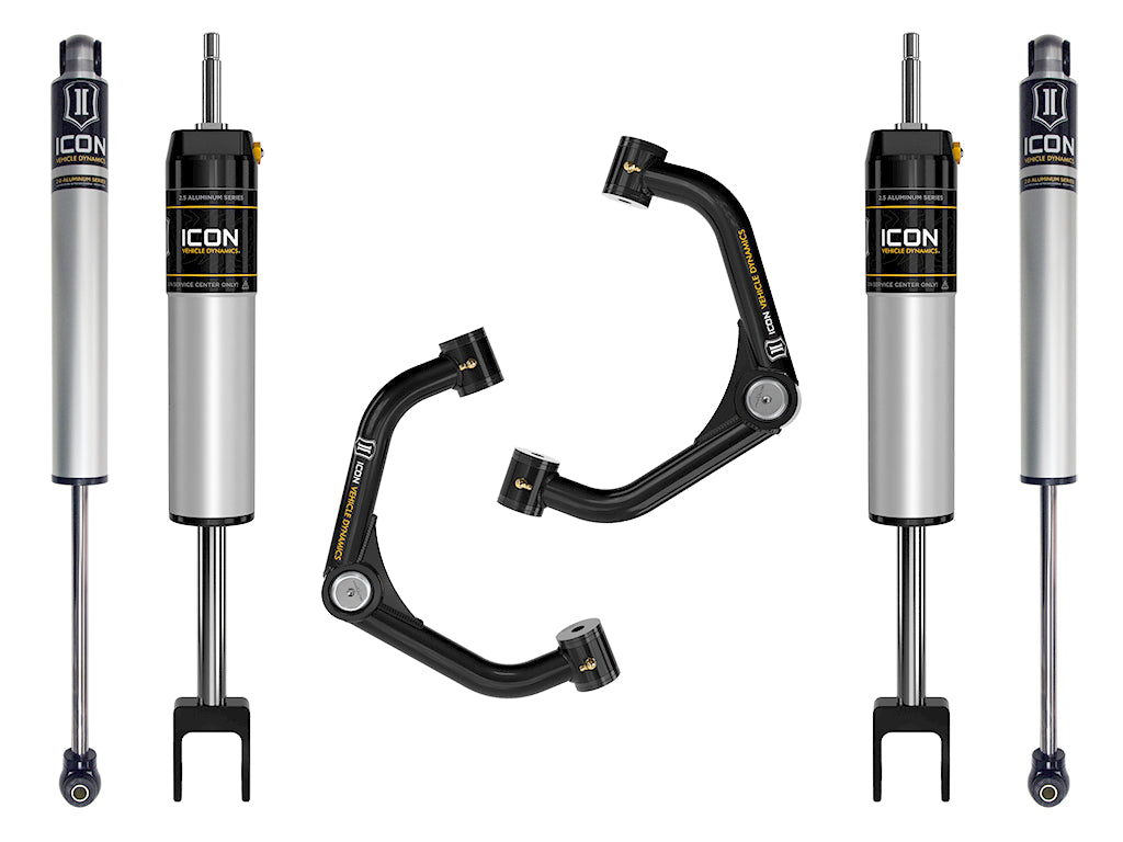 ICON Vehicle Dynamics 2020-2026 GM 2500/3500 HD, 0-2" Lift, Stage 1 Suspension System, Tubular
