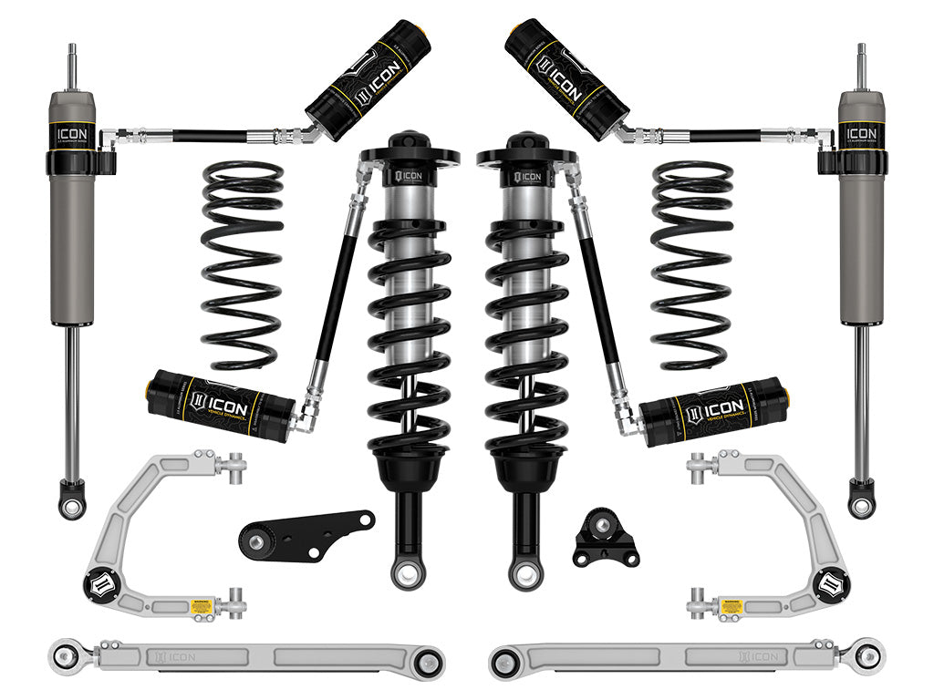 ICON Vehicle Dynamics 2024-2026 Toyota Tacoma 1.25-3" Lift, Stage 7 Suspension System, Billet, Overland Rear Springs