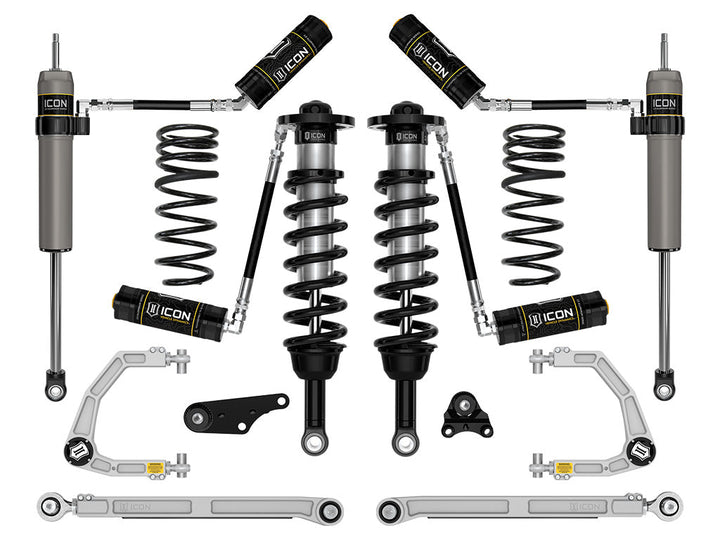 ICON Vehicle Dynamics 2024-2026 Toyota Tacoma 1.25-3" Lift, Stage 7 Suspension System, Billet, Overland Rear Springs
